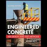 Engineered Concrete Mix Design and Test Methods