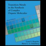 Transition Metals in the Synthesis of Complex Organic Molecules