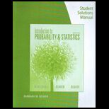 Introduction to Probability and Statistics   Student Solution Manual