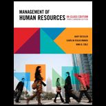 Management of Human Resources   With Card (Canadian)