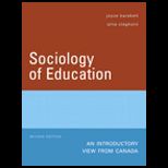 Sociology of Education  Introductory View from Canada (Canadian)