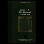 Canon of Five Orders of Architecture