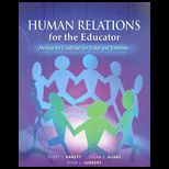 Human Relations for the Educator