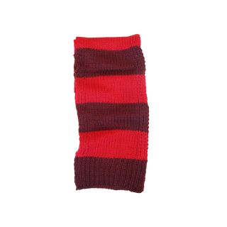 Striped Scarf, Red, Mens