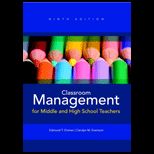 Classroom Management For Middle and High School   With Access