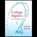 College Algebra  Conc. Through Func.  Text Only