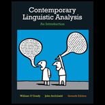 Contemporary Linguistic Analysis   With Access (Canadian)