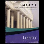 Acct211 Principles of Accounting I CUSTOM PKG. <