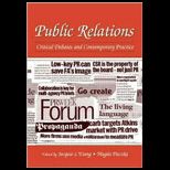 Public Relations Critical Debates and Contemporary Problems