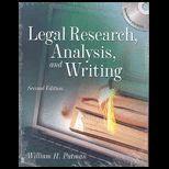 Legal Research, Analy   With CD + Webtutor