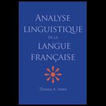 Analyse Linguistique De La Langue Francaise