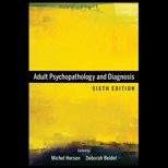 Adult Psychopathology and Diagnosis