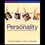 Personality Classic Theories and Modern Research