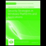 Security Strategies in Windows Volume 1.5 L. M.