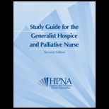 Generalist Hospice and Palliative Nursing