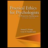 Practical Ethics for Psychologists