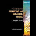 Introduction to Accounting and Managerial Finance