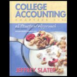 College Accounting, Chapter 1 25