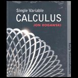 Single Variable Calculus  Early Trans.   Package