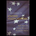 Reading in U.S. History, Volume 1 (Custom)