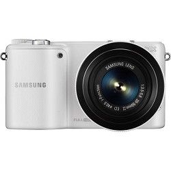 Samsung NX2000 20.3MP Mirrorless Smart Digital Camera with 20 50mm Lens (White)