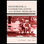 Handbook of Communication and Age Research