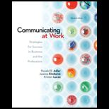 Communicating at Work   With Connect Plus