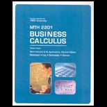 MTH2201  Business Calculus (Custom)