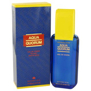 Aqua Quorum for Men by Antonio Puig EDT Spray 3.4 oz