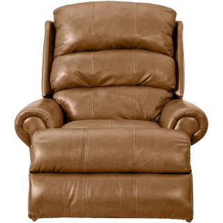 Norman Leather Recliner, Aspen Desert