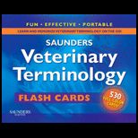 Saunders Veterinary Terminology Flash Cards (New)