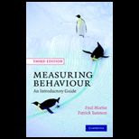 Measuring Behaviour  An Introductory Guide