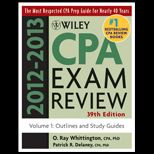 Wiley CPA Examination Review, Outlines and Study Guides (Volume 1)