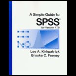 Simple Guide to SPSS for Version 17.0   Package
