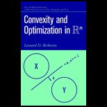 Convexity and Optimization in RN