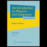 Intro. to Measure and Integration