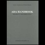 ADA Handbook  Statutes, Regulations and Related Materials