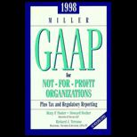 Miller GAAP for Not for Profit Organizations 1998