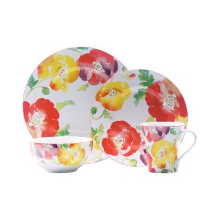 Jolly Poppy 16 pc. Dinnerware Set