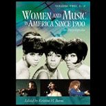 Women and Music in America  Encyclopedia  Since 1900   Volume 1 and 2