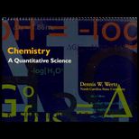 Chemistry  A Quantitative Science