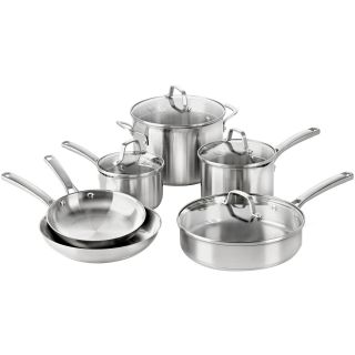 Calphalon Classic 10 pc. Stainless Steel Cookware Set + BONUS