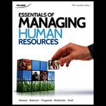 Essentials of Managing Human Resources (Canadian)