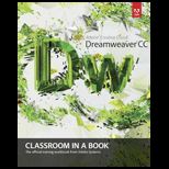 Adobe Dreamweaver Cc Classroom in Book