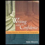 Writing With Confidence   Package