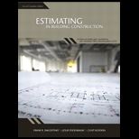 Estimating in Building Construction   With CD and Sheets (Canadian)