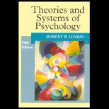 Theories and Systems of Psychology