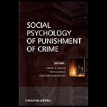 Social Psychology of Punishment of Crime