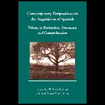 Contemporary Perspectives on Acquisition, Volume 2