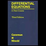 Differential Equations First Course